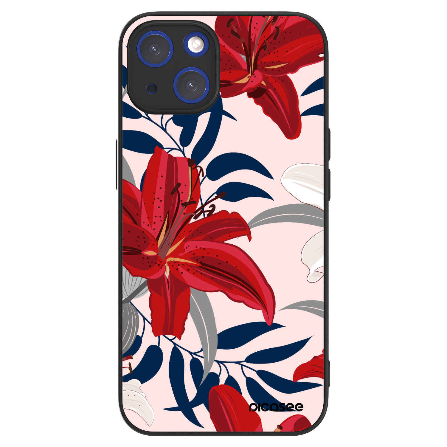 Picasee ULTIMATE CASE MagSafe für Apple iPhone 14 - Red Lily