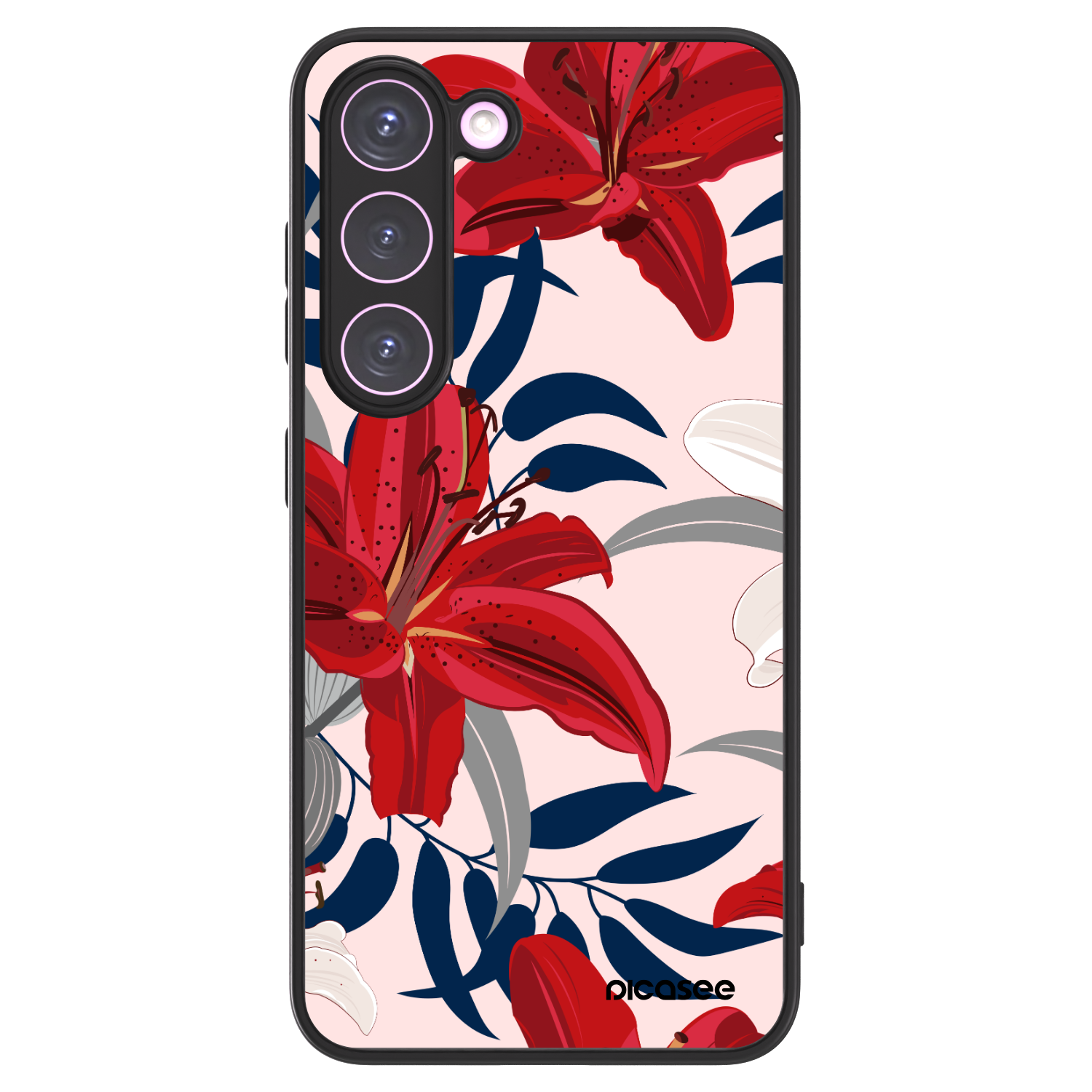 Picasee ULTIMATE CASE PowerShare für Samsung Galaxy S23 5G - Red Lily