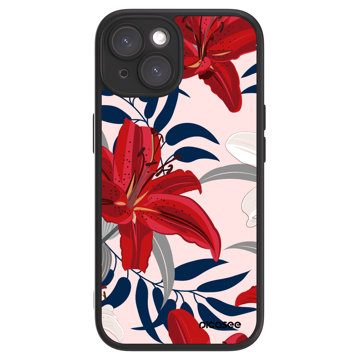 Picasee ULTIMATE CASE für Apple iPhone 15 - Red Lily