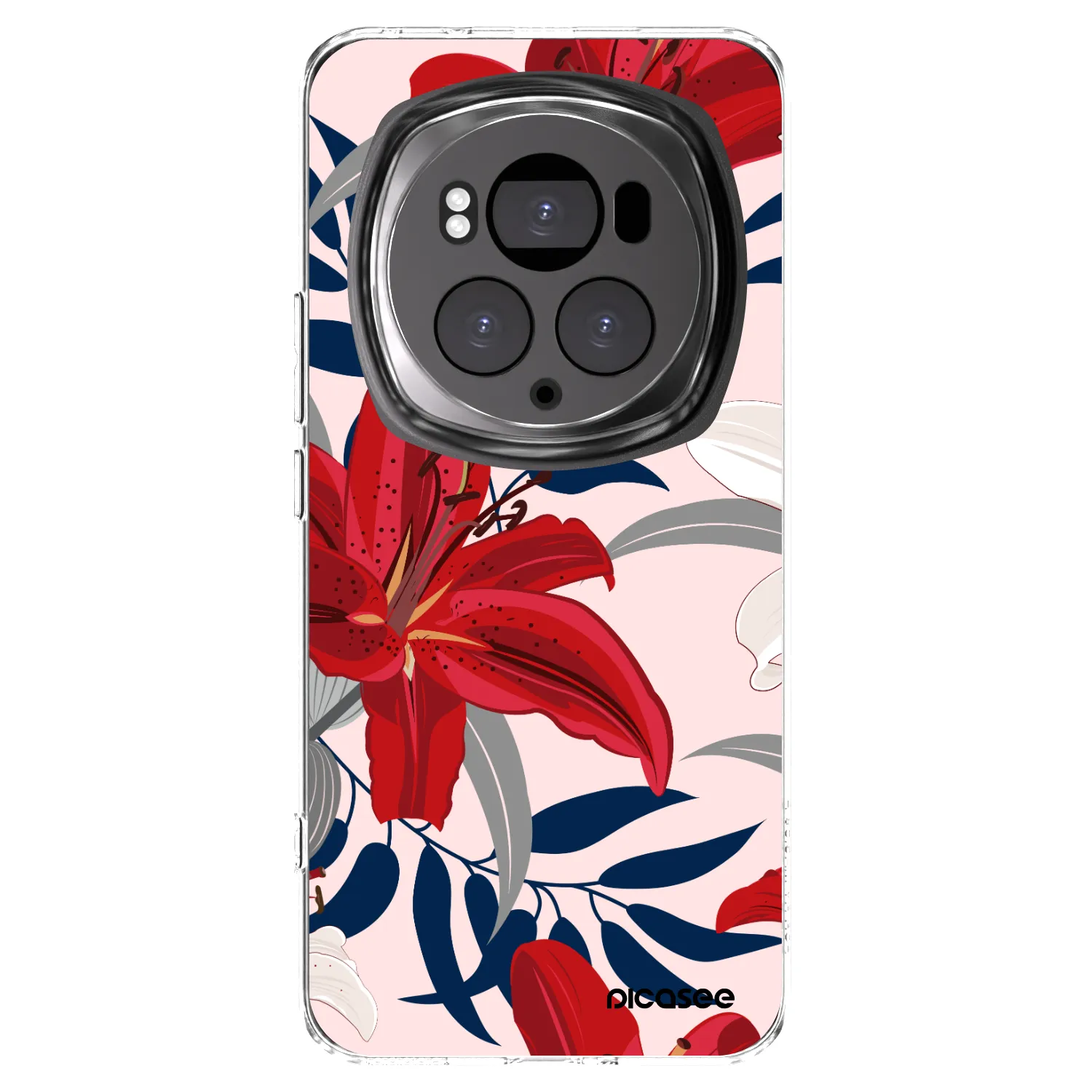 Picasee Honor Magic6 Pro Hülle - Transparentes Silikon - Red Lily