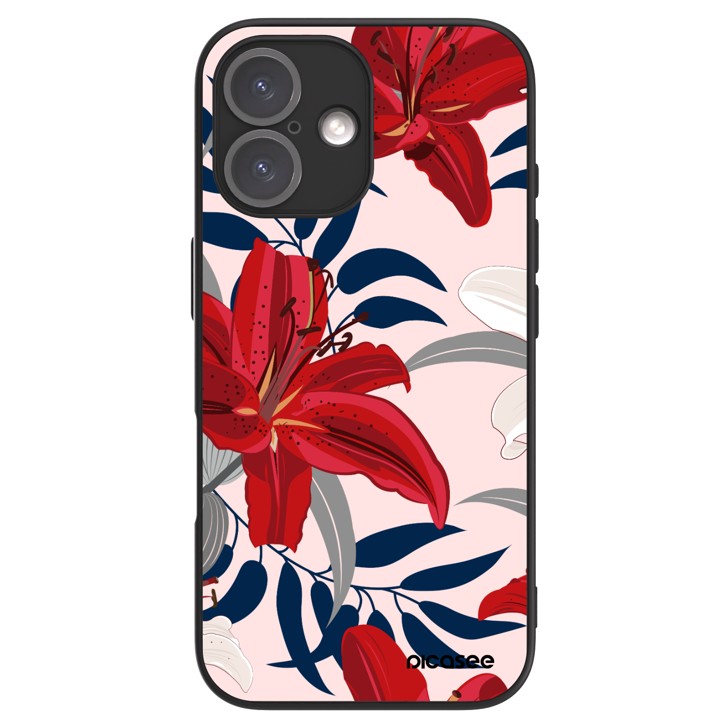 Picasee ULTIMATE CASE MagSafe für Apple iPhone 16 - Red Lily