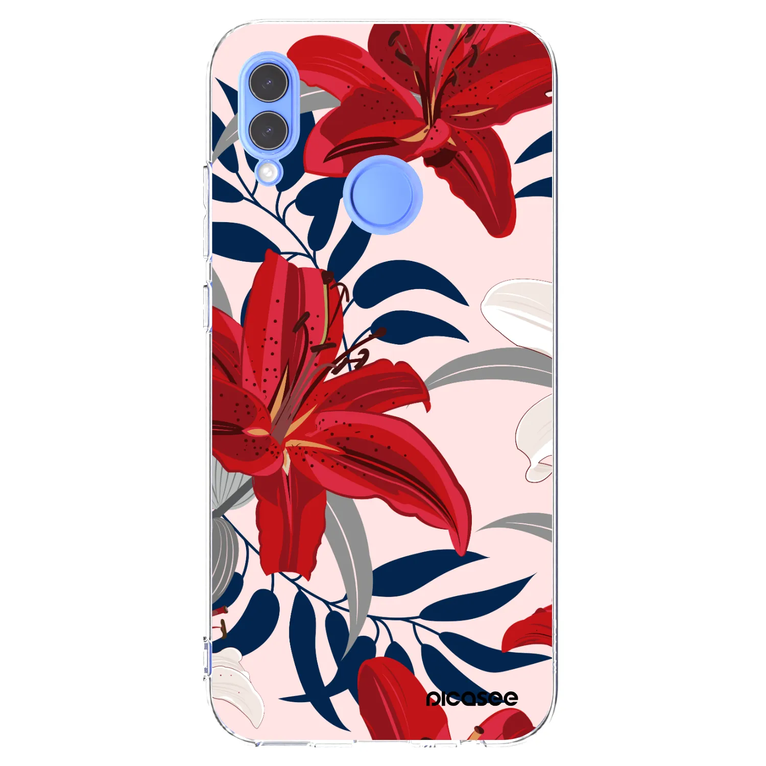 Picasee Honor 10 Lite Hülle - Transparentes Silikon - Red Lily