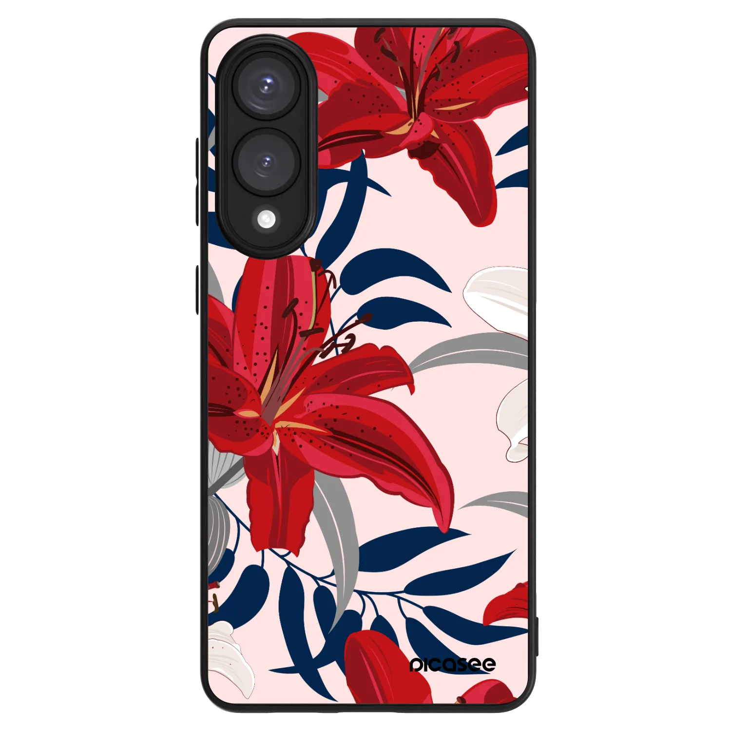 Picasee ULTIMATE CASE PowerShare für Samsung Galaxy S25 Edge 5G - Red Lily