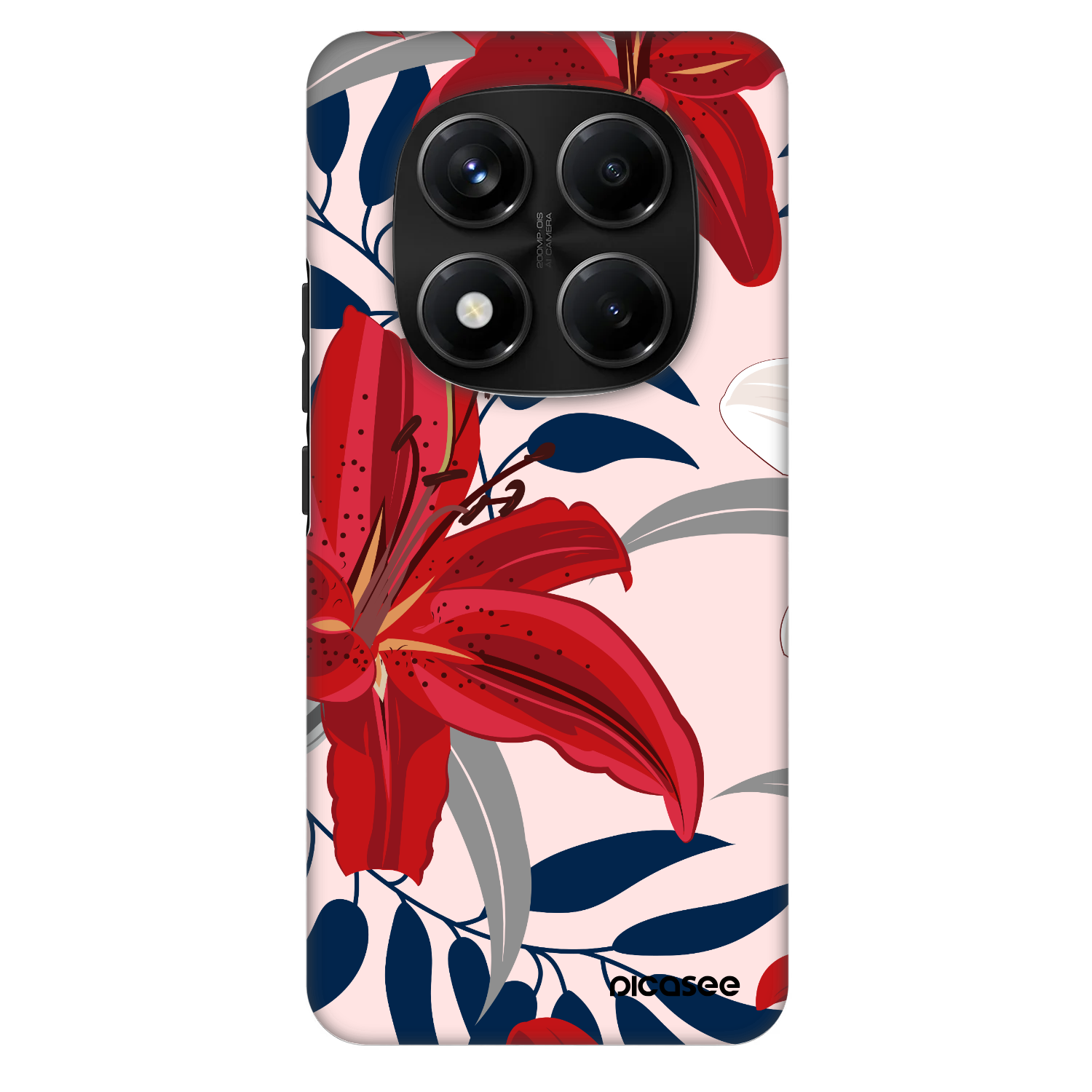 Picasee Fashion Case für Xiaomi Redmi Note 14 Pro+ 5G - Red Lily