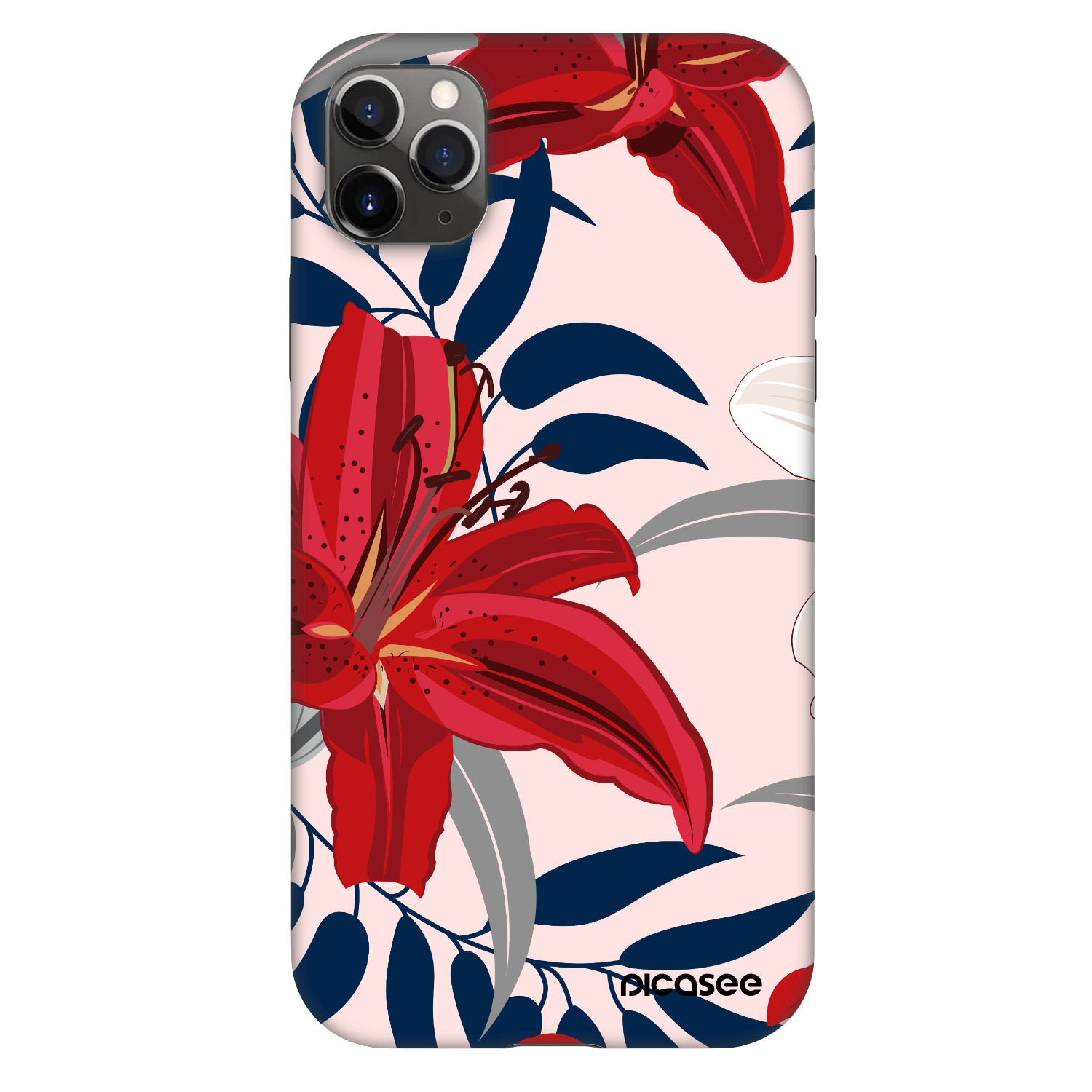Picasee Fashion Case für Apple iPhone 11 Pro Max - Red Lily