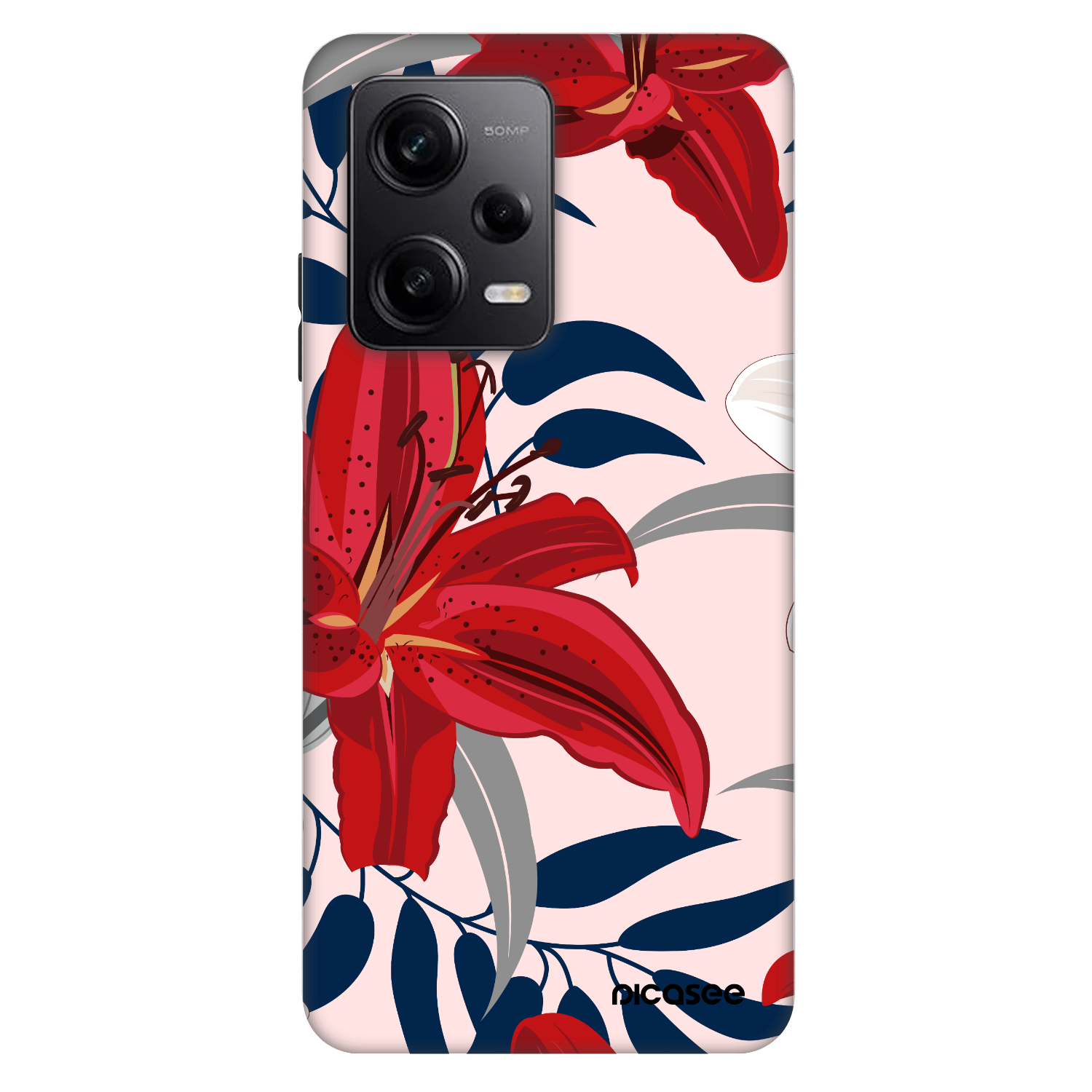Picasee Fashion Case für Xiaomi Redmi Note 12 Pro 5G - Red Lily