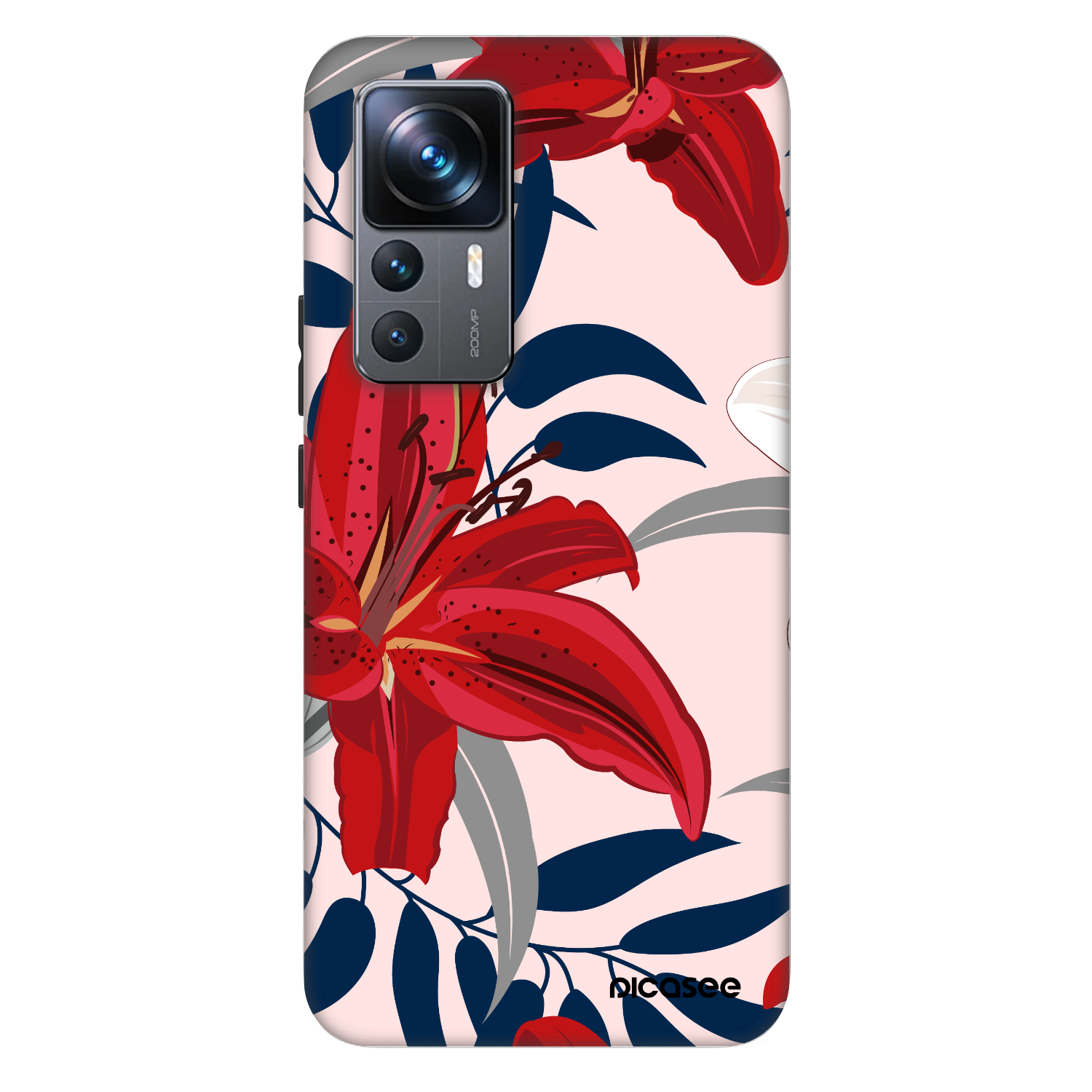 Picasee Fashion Case für Xiaomi 12T Pro - Red Lily