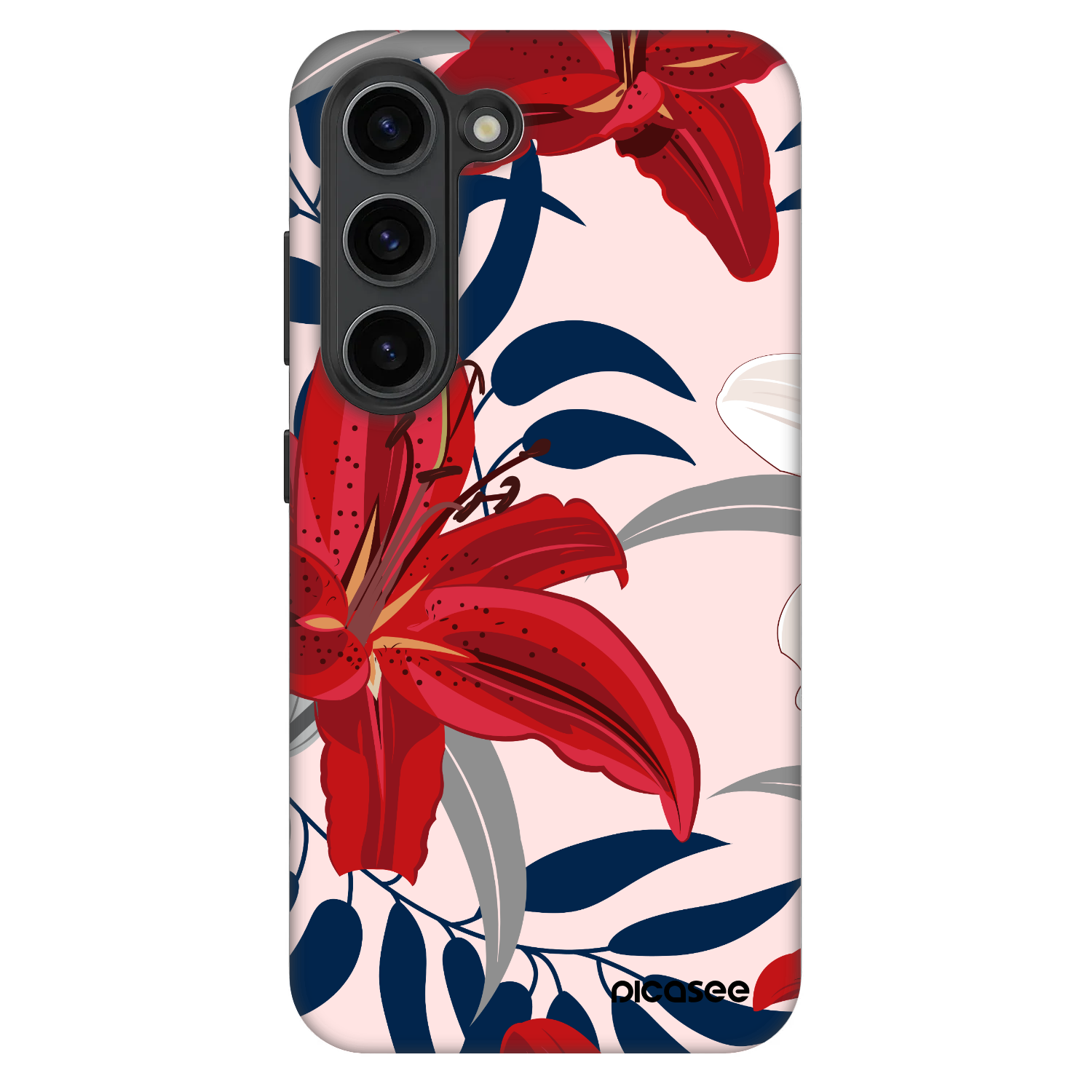 Picasee Fashion Case für Samsung Galaxy S23+ 5G - Red Lily