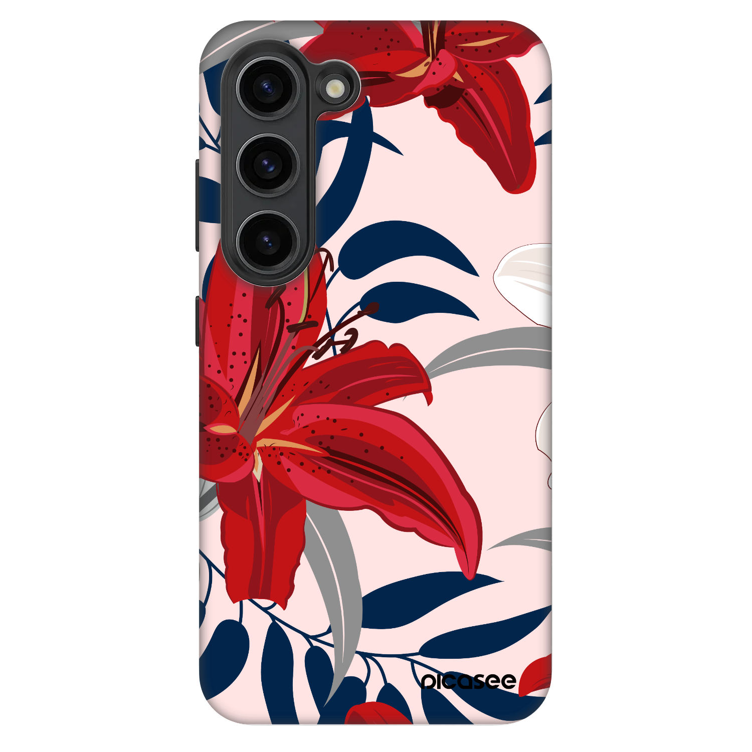 Picasee Fashion Case für Samsung Galaxy S23 5G - Red Lily