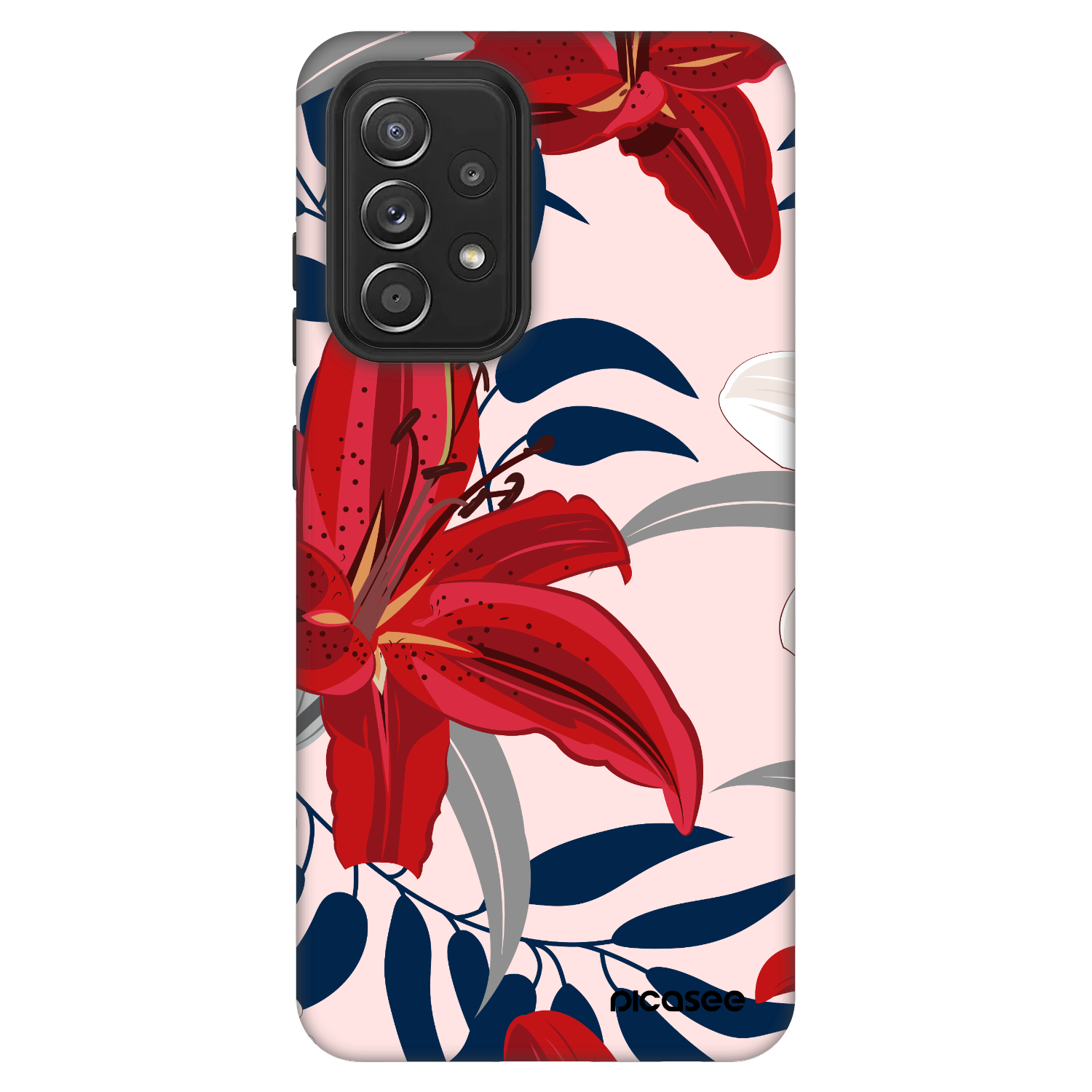 Picasee Fashion Case für Samsung Galaxy A52s 5G A528B - Red Lily