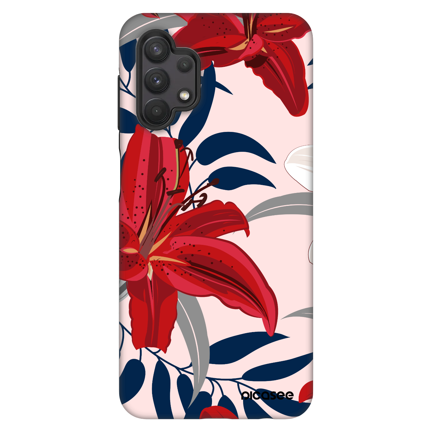 Picasee Fashion Case für Samsung Galaxy A32 5G A326B - Red Lily