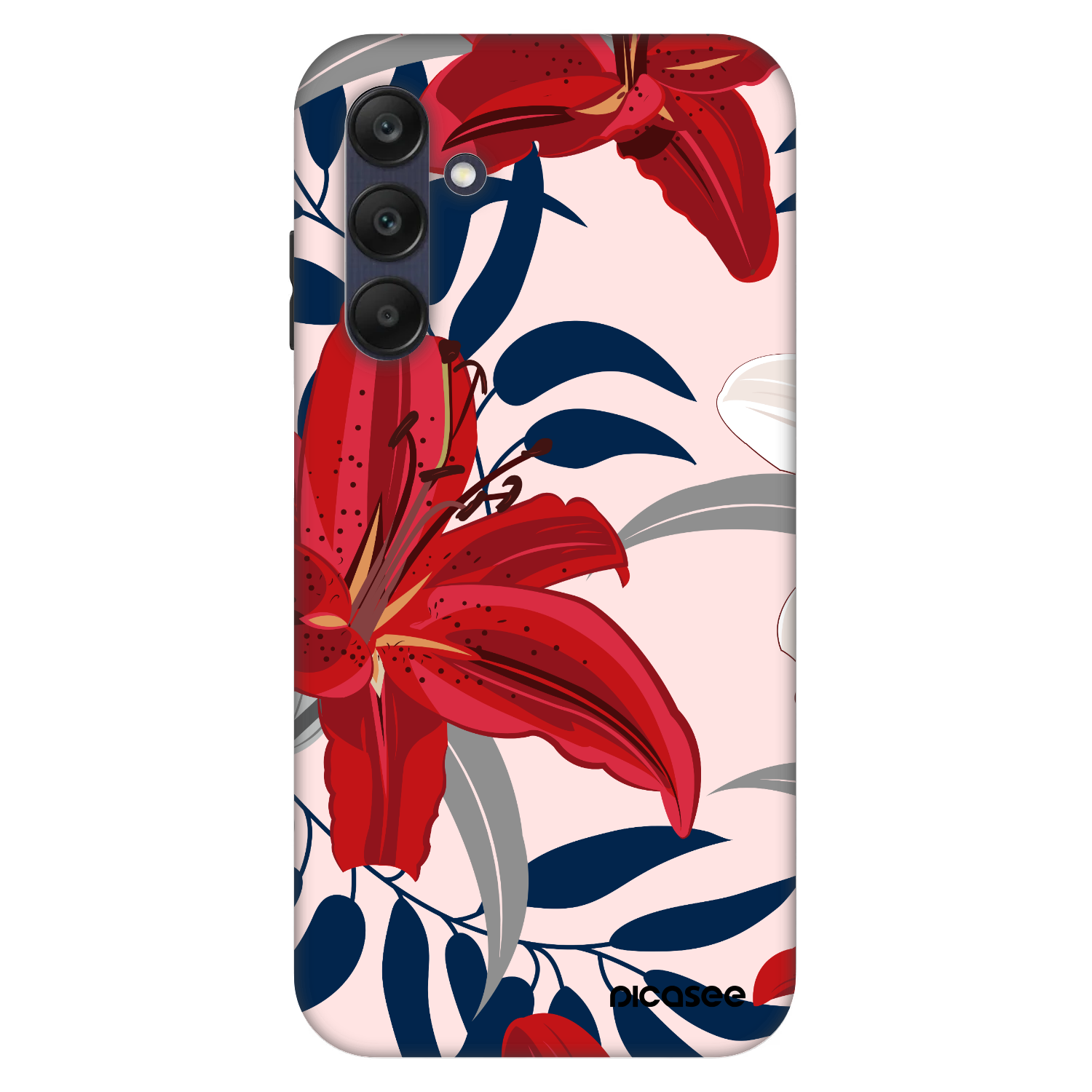 Picasee Fashion Case für Samsung Galaxy A25 A256B 5G - Red Lily