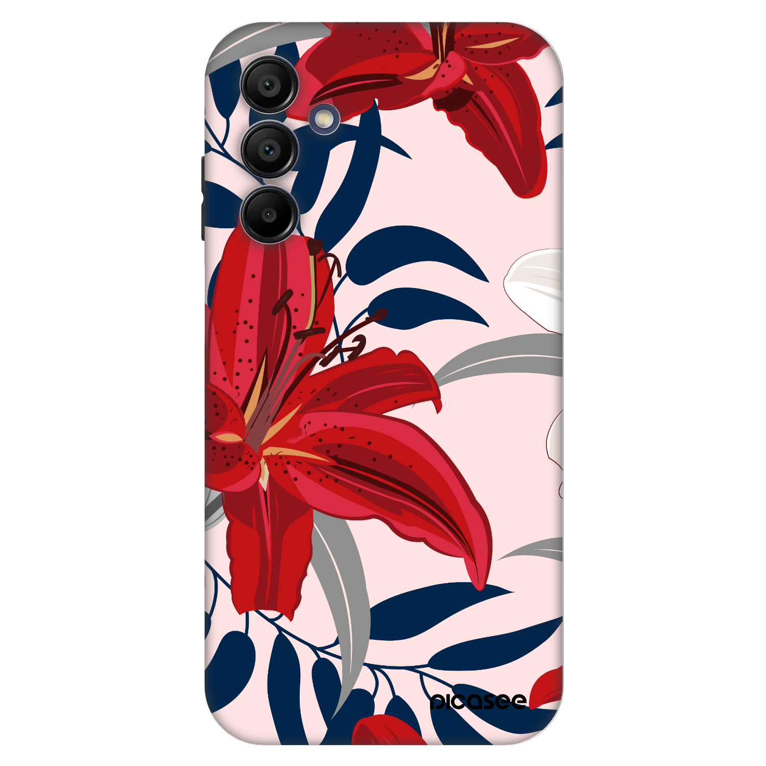 Picasee Fashion Case für Samsung Galaxy A15 A155F 4G - Red Lily