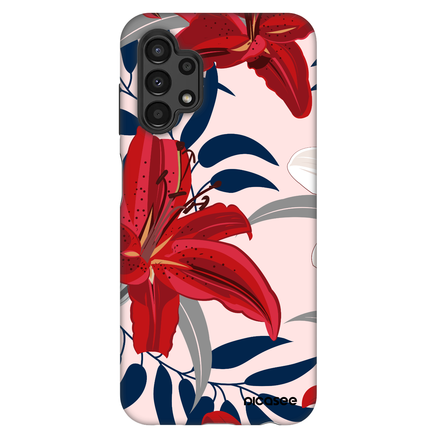Picasee Fashion Case für Samsung Galaxy A13 4G A135 - Red Lily