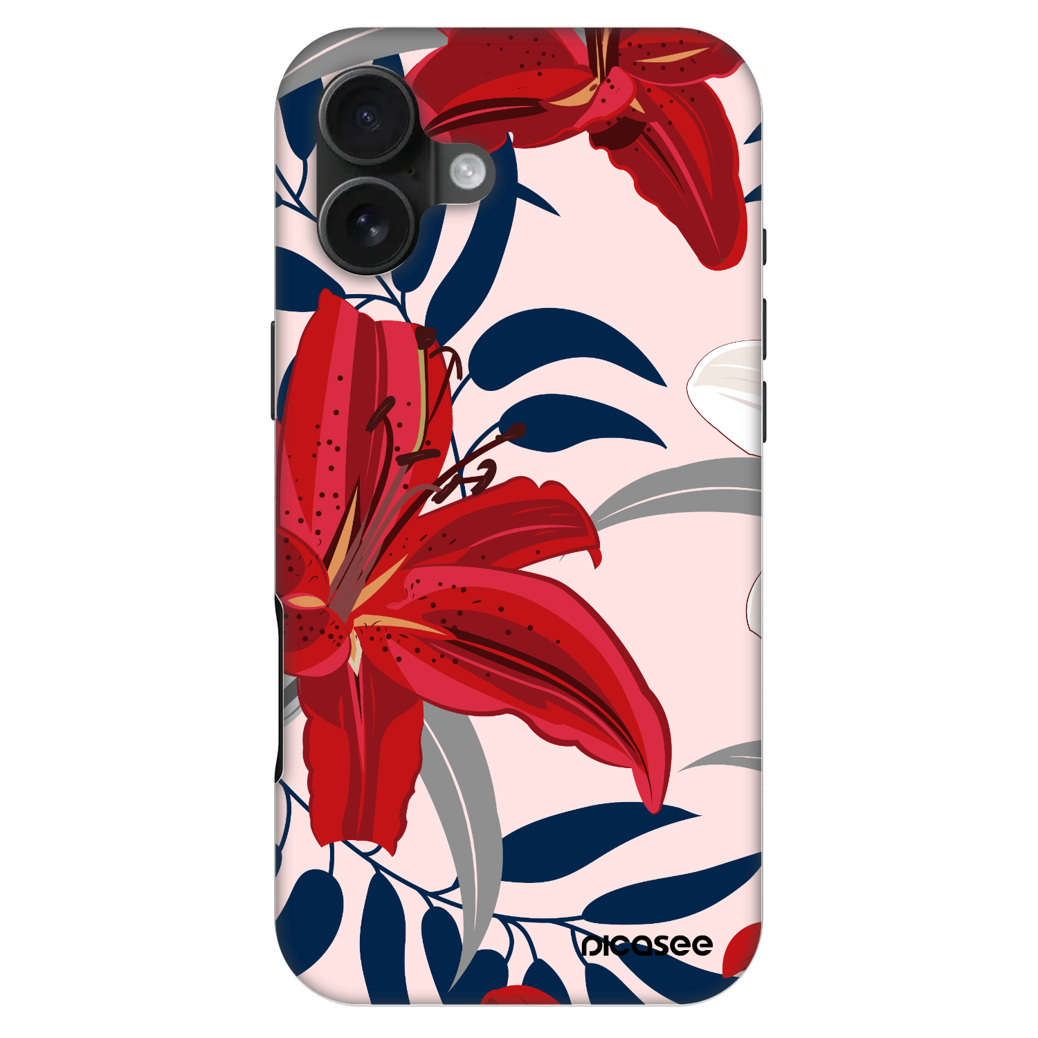 Picasee Fashion Case MagSafe für Apple iPhone 16 Plus - Red Lily