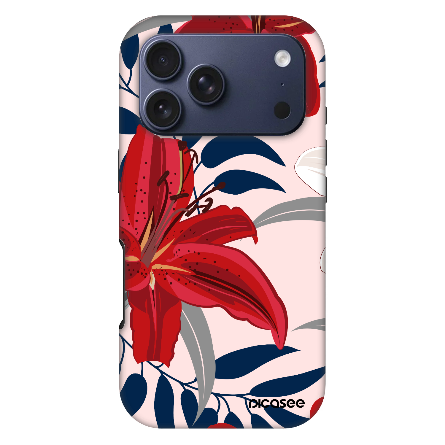 Picasee Fashion Case MagSafe für Apple iPhone 17 Pro - Red Lily