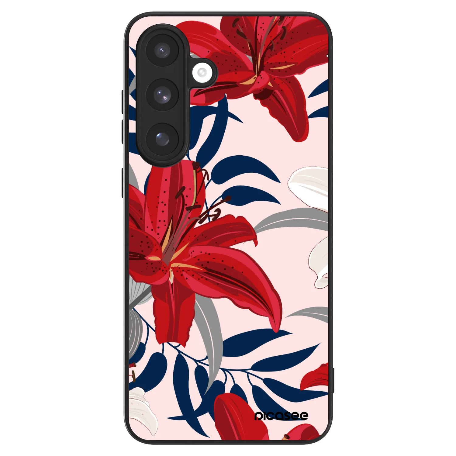 Picasee ULTIMATE CASE PowerShare für Samsung Galaxy S25 FE 5G - Red Lily