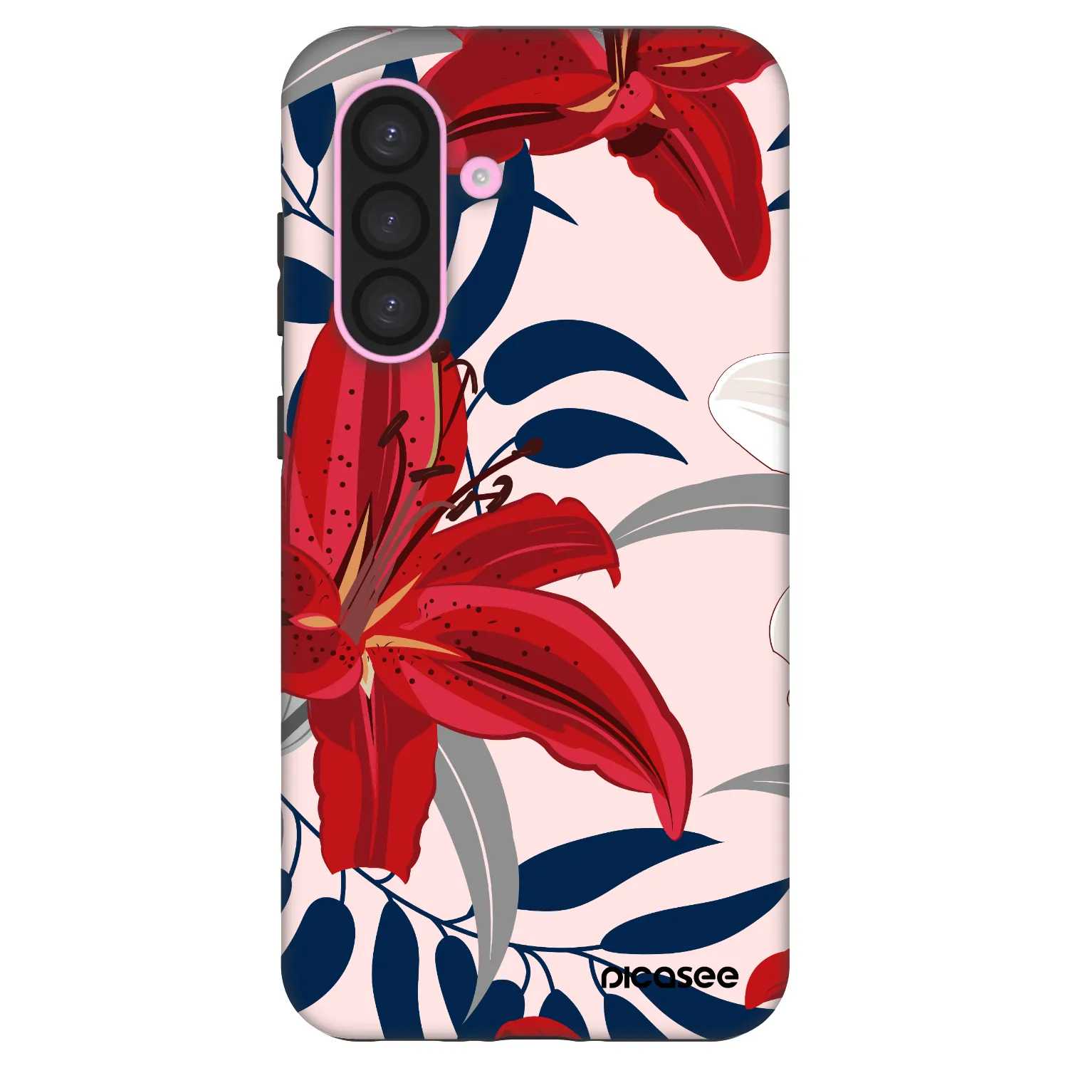 Picasee Fashion Case für Samsung Galaxy A56 5G A566B - Red Lily