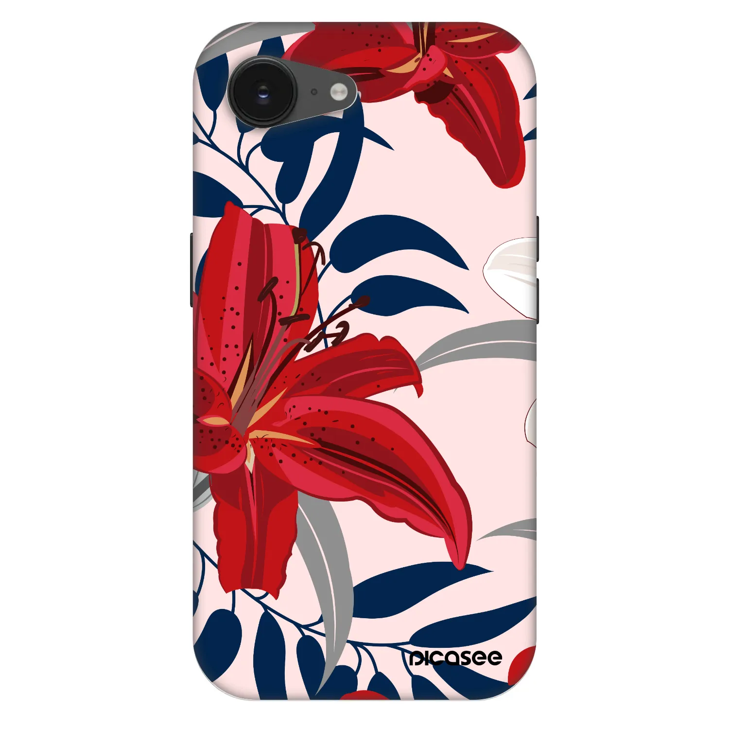 Picasee Fashion Case MagSafe für Apple iPhone 17e - Red Lily