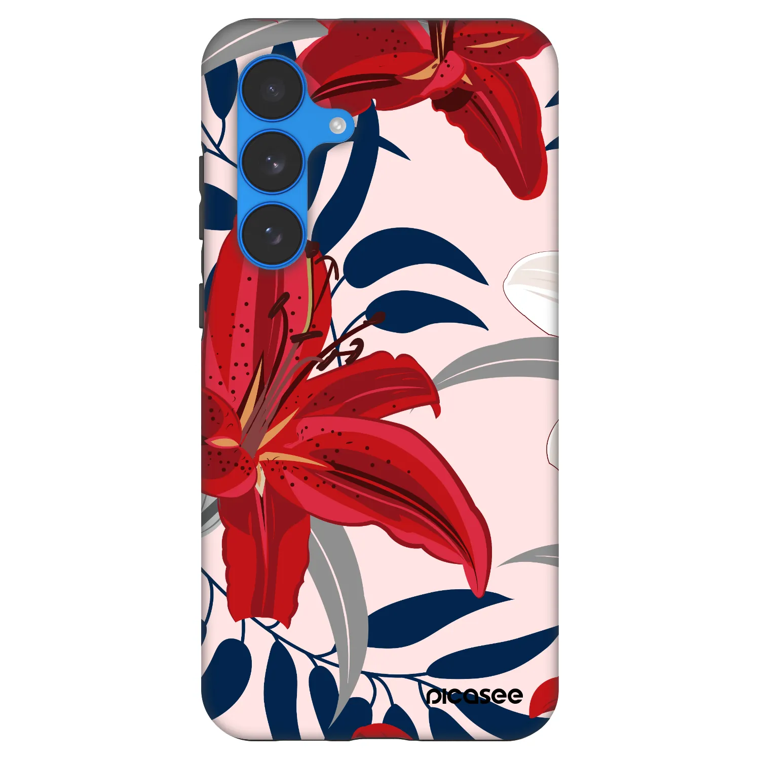 Picasee Fashion Case für Samsung Galaxy S25 FE 5G - Red Lily