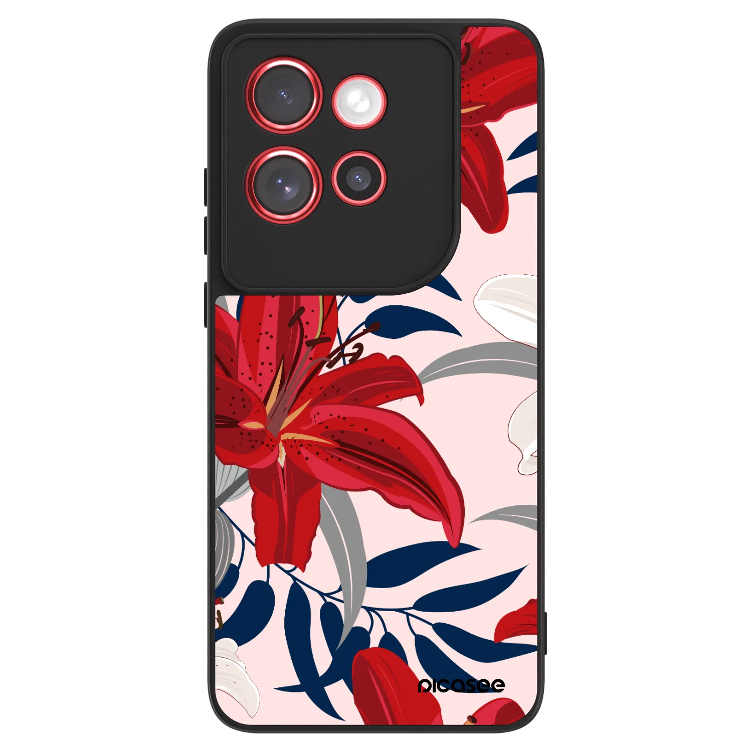 Picasee ULTIMATE CASE für Motorola Edge 60 Neo 5G - Red Lily