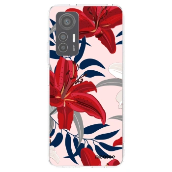 Picasee Xiaomi 12 Lite Hülle - Transparentes Silikon - Red Lily