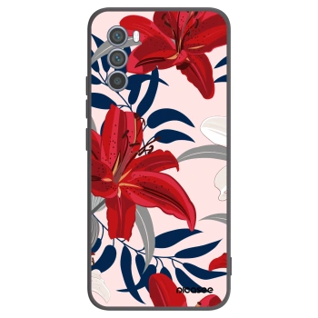 Hülle für Motorola Moto G62 - Red Lily