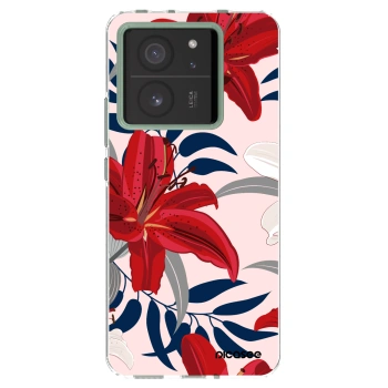 Picasee Xiaomi 13T Hülle - Transparentes Silikon - Red Lily