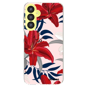 Picasee Samsung Galaxy A25 A256B 5G Hülle - Transparentes Silikon - Red Lily