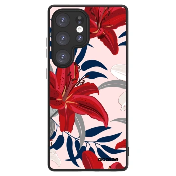 Picasee ULTIMATE CASE PowerShare für Samsung Galaxy S25 Ultra 5G - Red Lily
