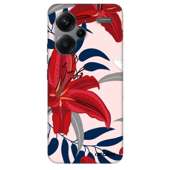 Hülle für Xiaomi Redmi Note 13 Pro+ 5G - Red Lily