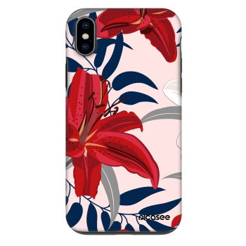 Hülle für Apple iPhone XS Max - Red Lily