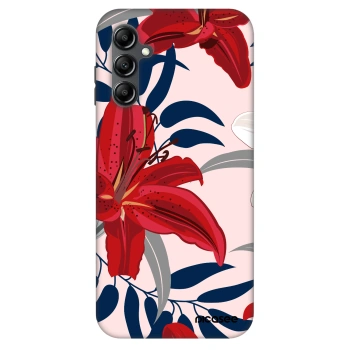 Hülle für Samsung Galaxy A14 5G A146P - Red Lily