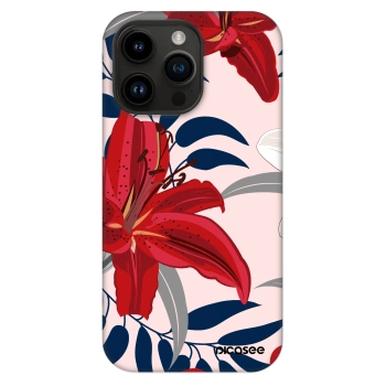 Hülle für Apple iPhone 14 Pro Max - Red Lily