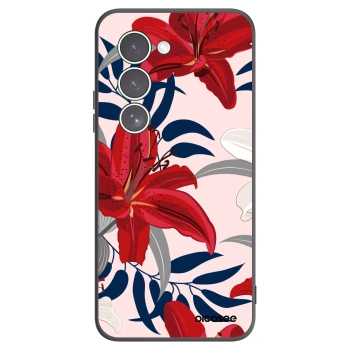 Picasee Xiaomi Redmi 15 5G Hülle - Schwarzes Silikon - Red Lily