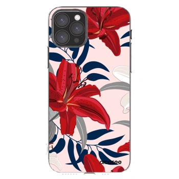Picasee Apple iPhone 11 Pro Hülle - Transparentes Silikon - Red Lily