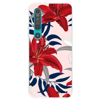 Picasee Xiaomi Mi 10 Hülle - Transparentes Silikon - Red Lily
