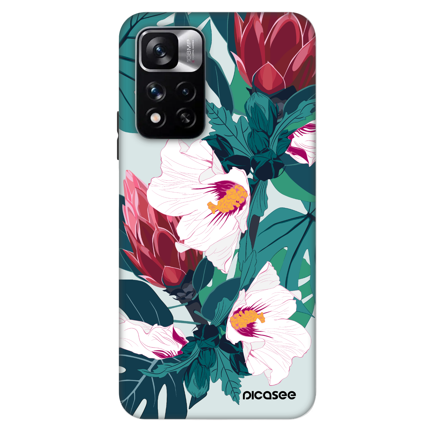 Picasee Fashion Case für Xiaomi Redmi Note 11 Pro 5G - Rhododendron