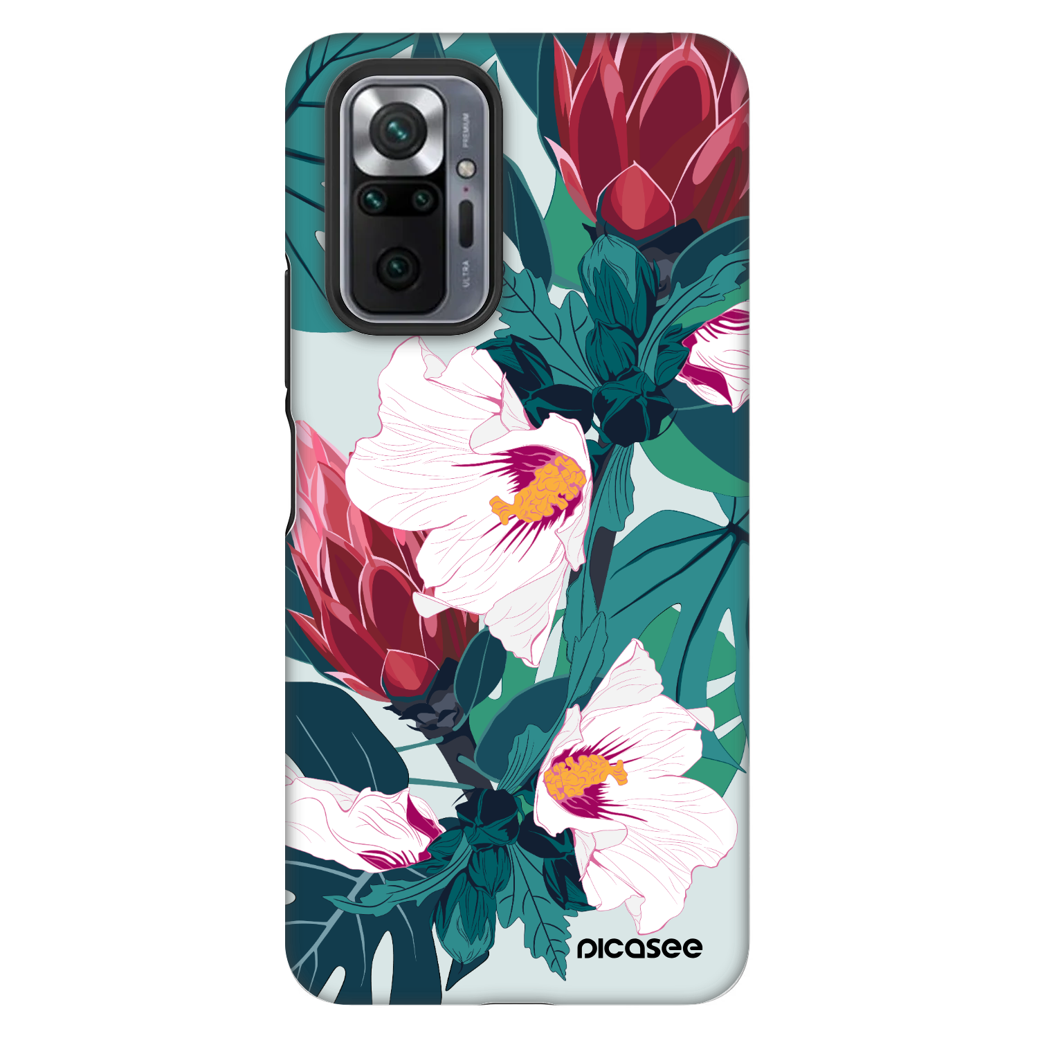 Picasee Fashion Case für Xiaomi Redmi Note 10 Pro - Rhododendron