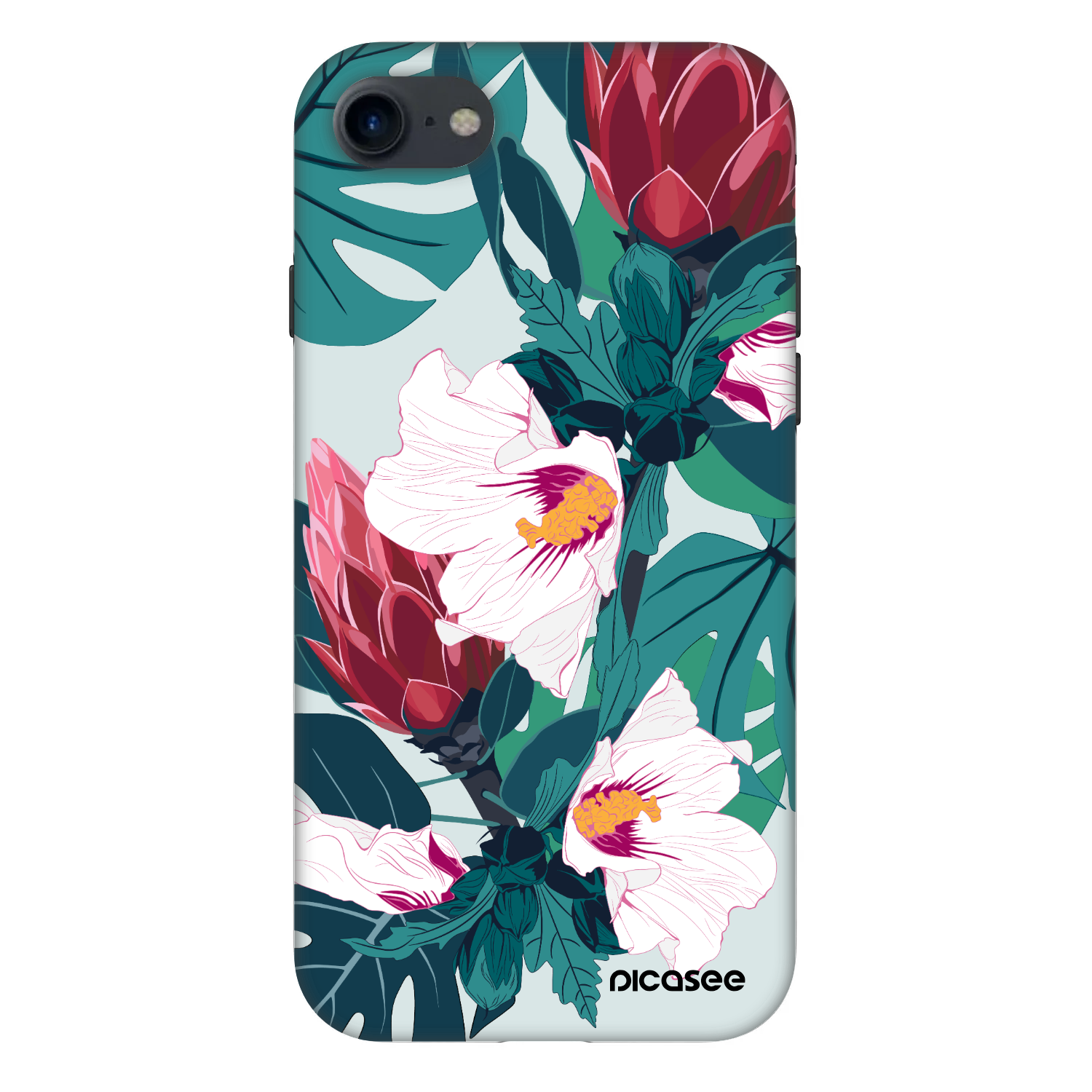 Picasee Fashion Case für Apple iPhone SE 2022 - Rhododendron