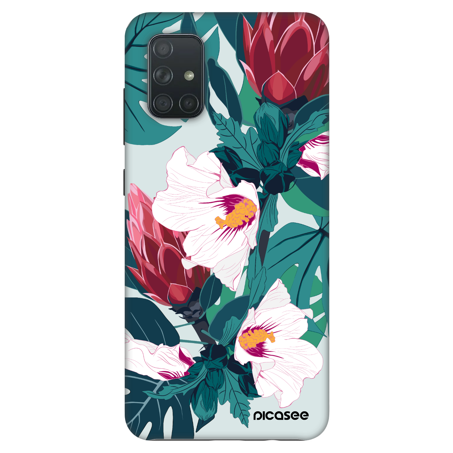 Picasee Fashion Case für Samsung Galaxy A71 A715F - Rhododendron