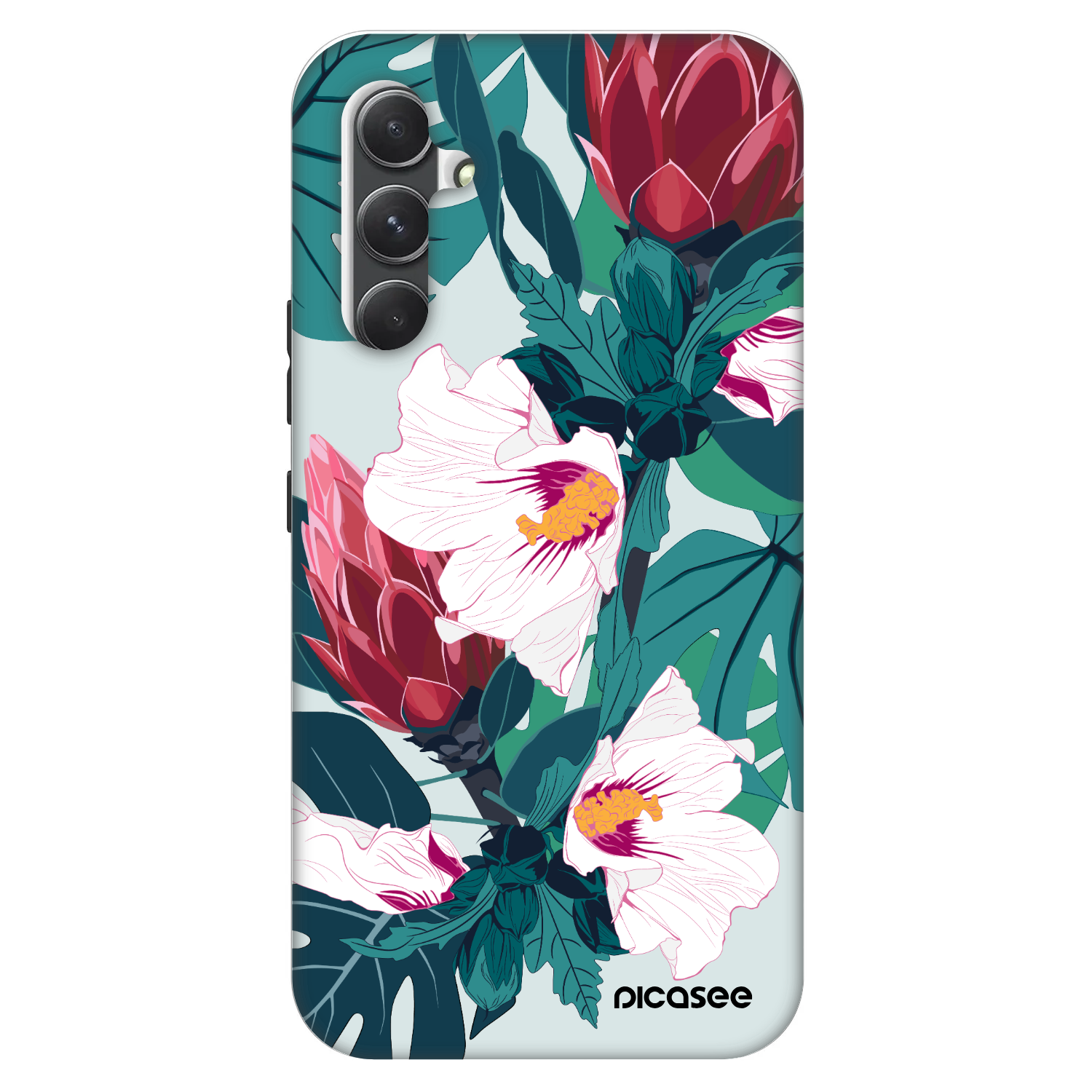 Picasee Fashion Case für Samsung Galaxy A34 5G A346B - Rhododendron