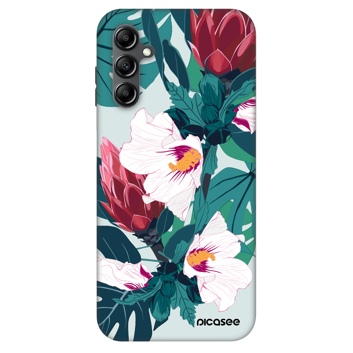 Picasee Fashion Case für Samsung Galaxy A14 4G A145R - Rhododendron