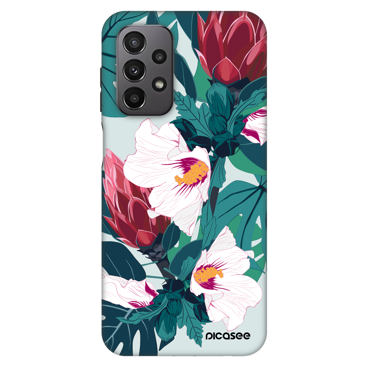 Picasee Fashion Case für Samsung Galaxy A23 A235F 4G - Rhododendron
