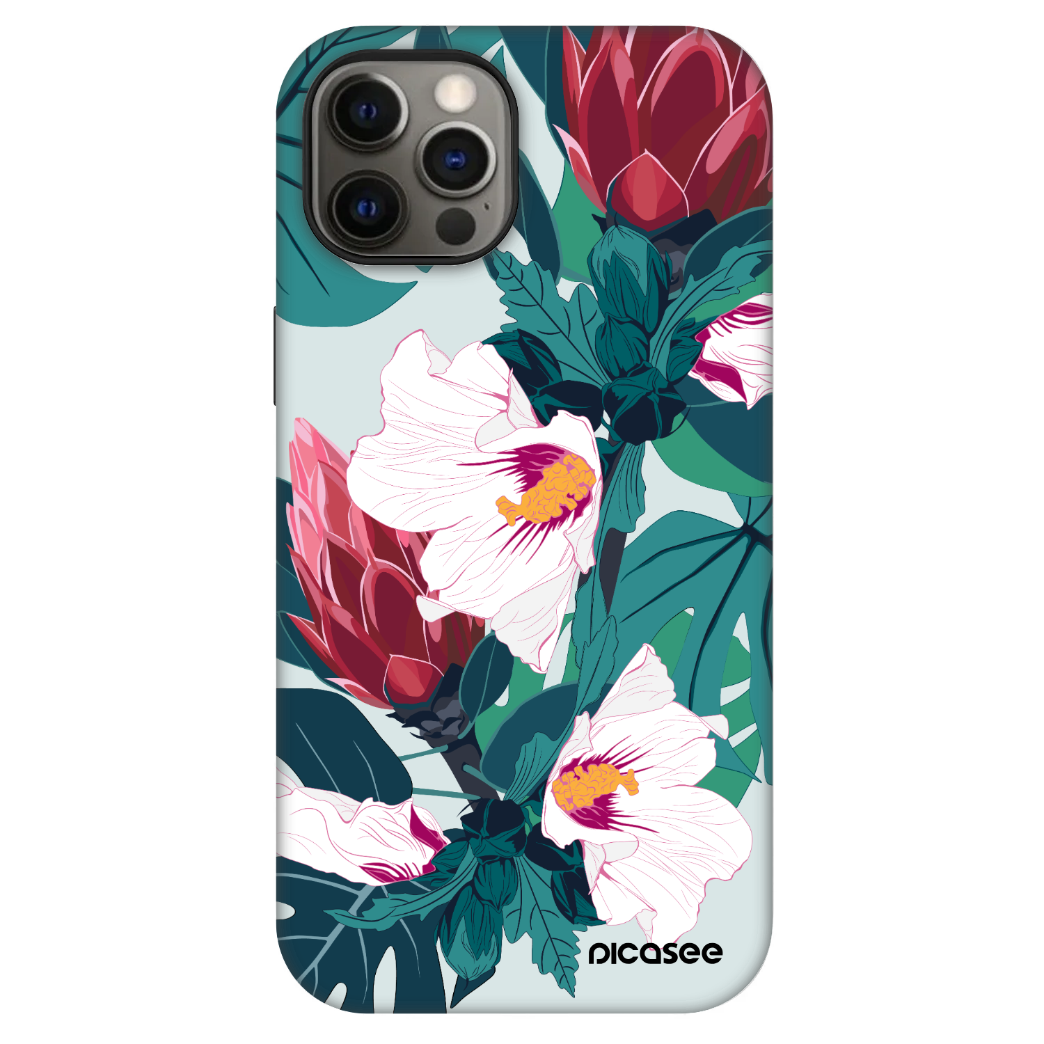 Picasee Fashion Case MagSafe für Apple iPhone 12 Pro - Rhododendron