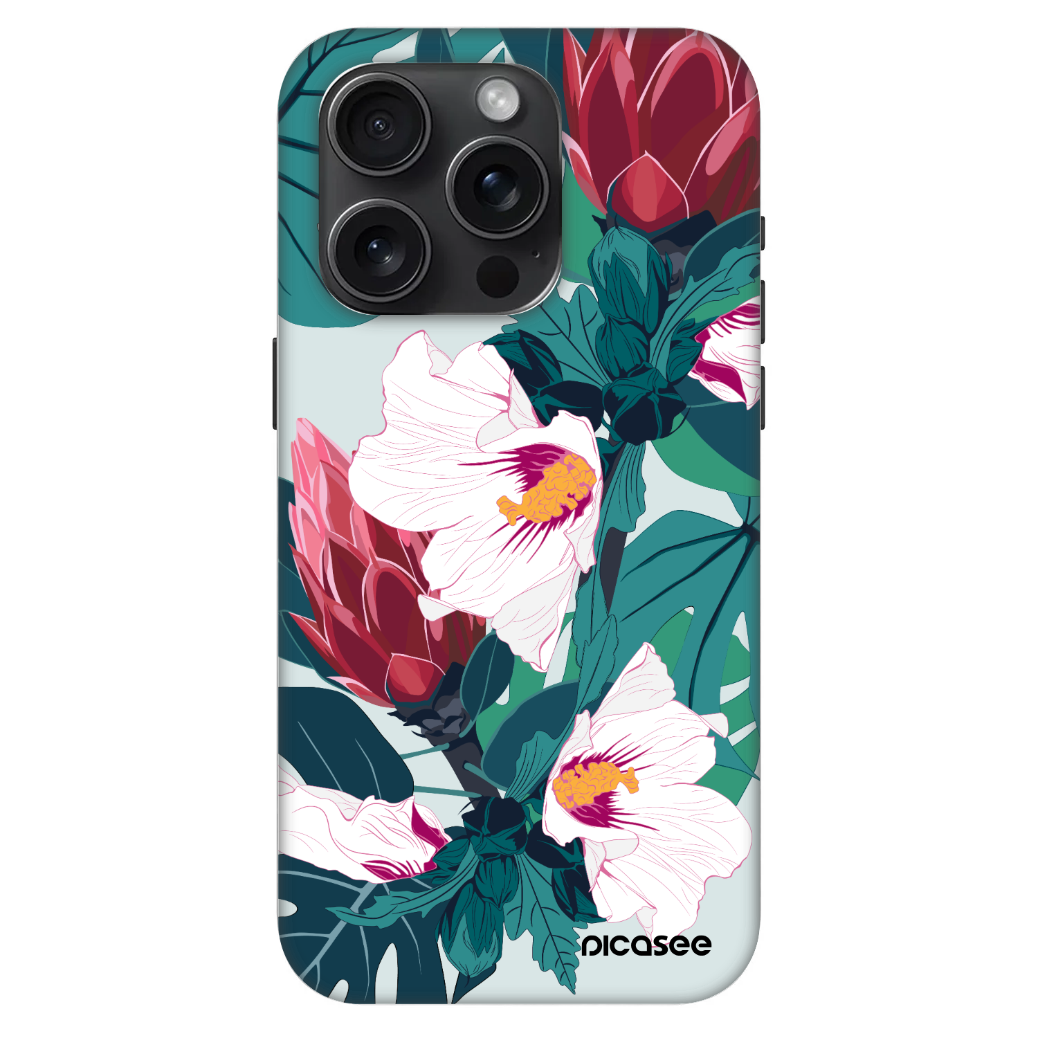 Picasee Fashion Case MagSafe für Apple iPhone 15 Pro - Rhododendron
