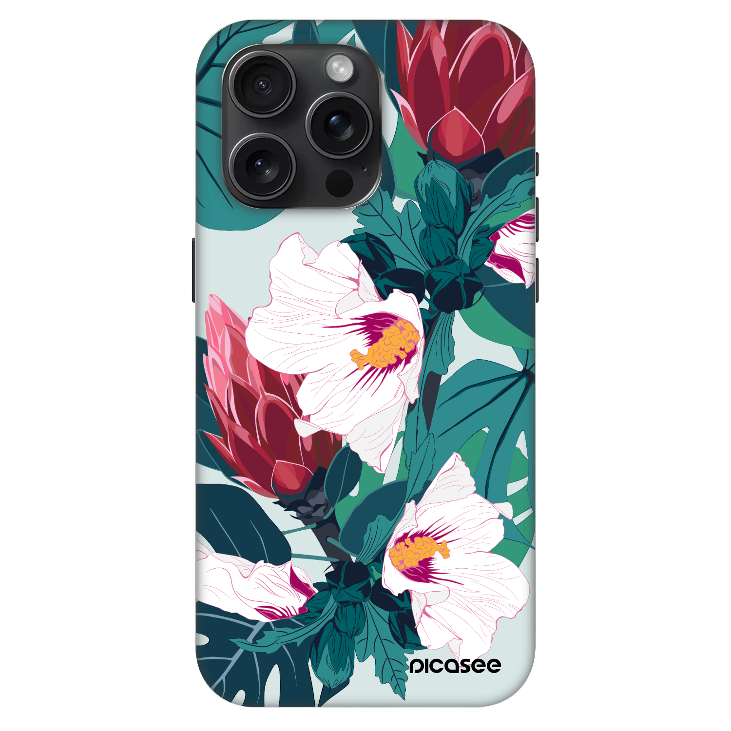 Picasee Fashion Case MagSafe für Apple iPhone 15 Pro Max - Rhododendron