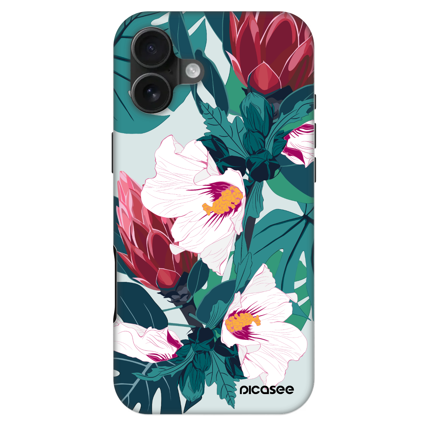 Picasee Fashion Case MagSafe für Apple iPhone 16 Plus - Rhododendron