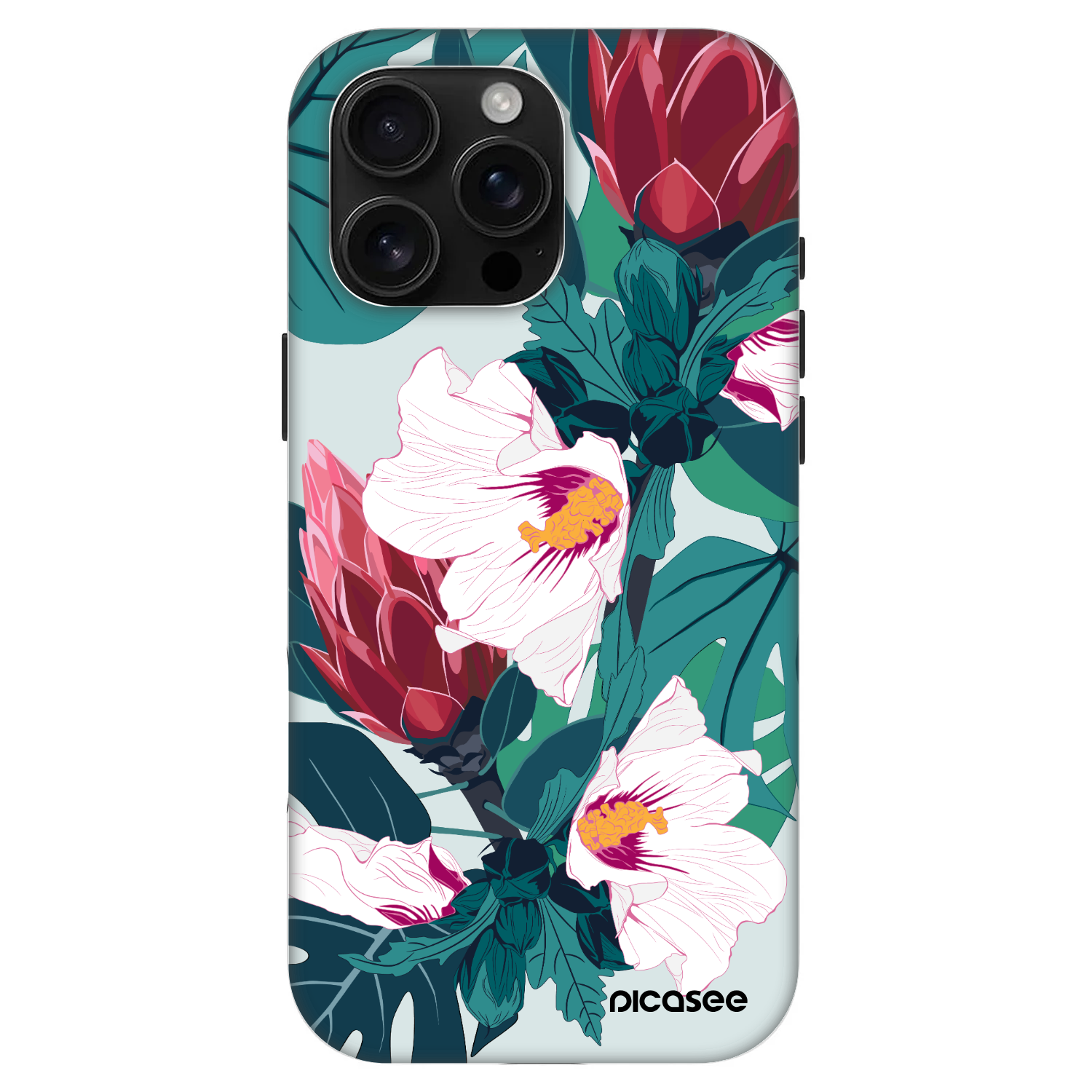 Picasee Fashion Case MagSafe für Apple iPhone 16 Pro Max - Rhododendron