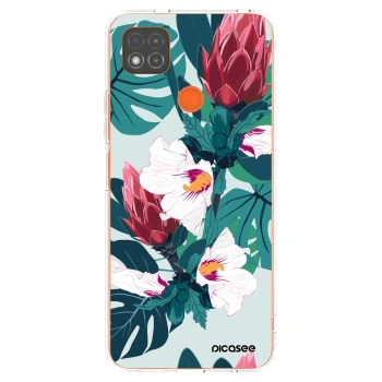 Picasee Xiaomi Redmi 9C Hülle - Transparentes Silikon - Rhododendron